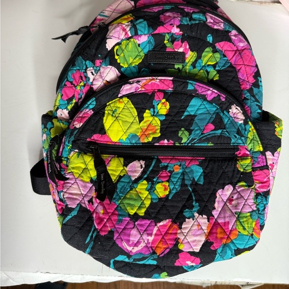 Vera Bradley Floral Quilted Backpack - Picture 3 of 8